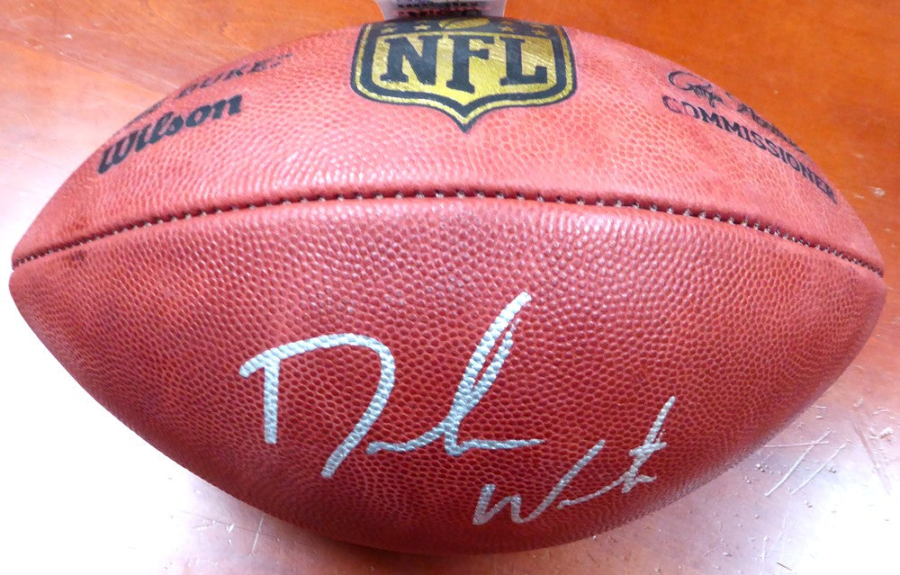 Deshaun Watson Signed Official NFL Leather Football Cleveland Browns Beckett BAS
