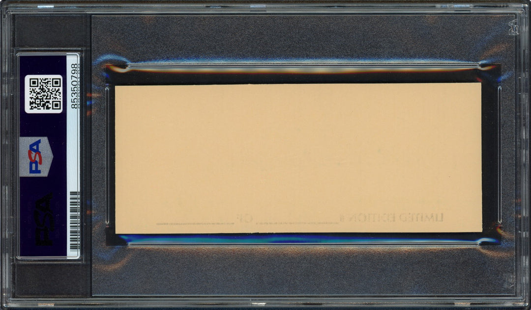 Ted Williams Signed 2x5 Cut Sig Boston Red Sox Auto GM 10 LE #/1941 PSA/DNA
