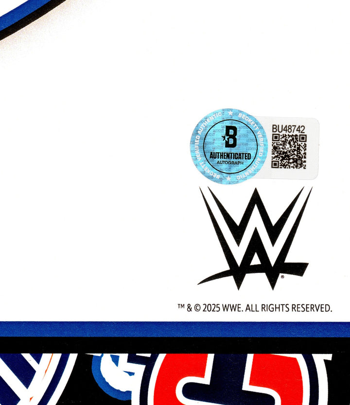 John Cena Signed 11x14 Photo WWE 2025 Farewell Tour Beckett BAS QR