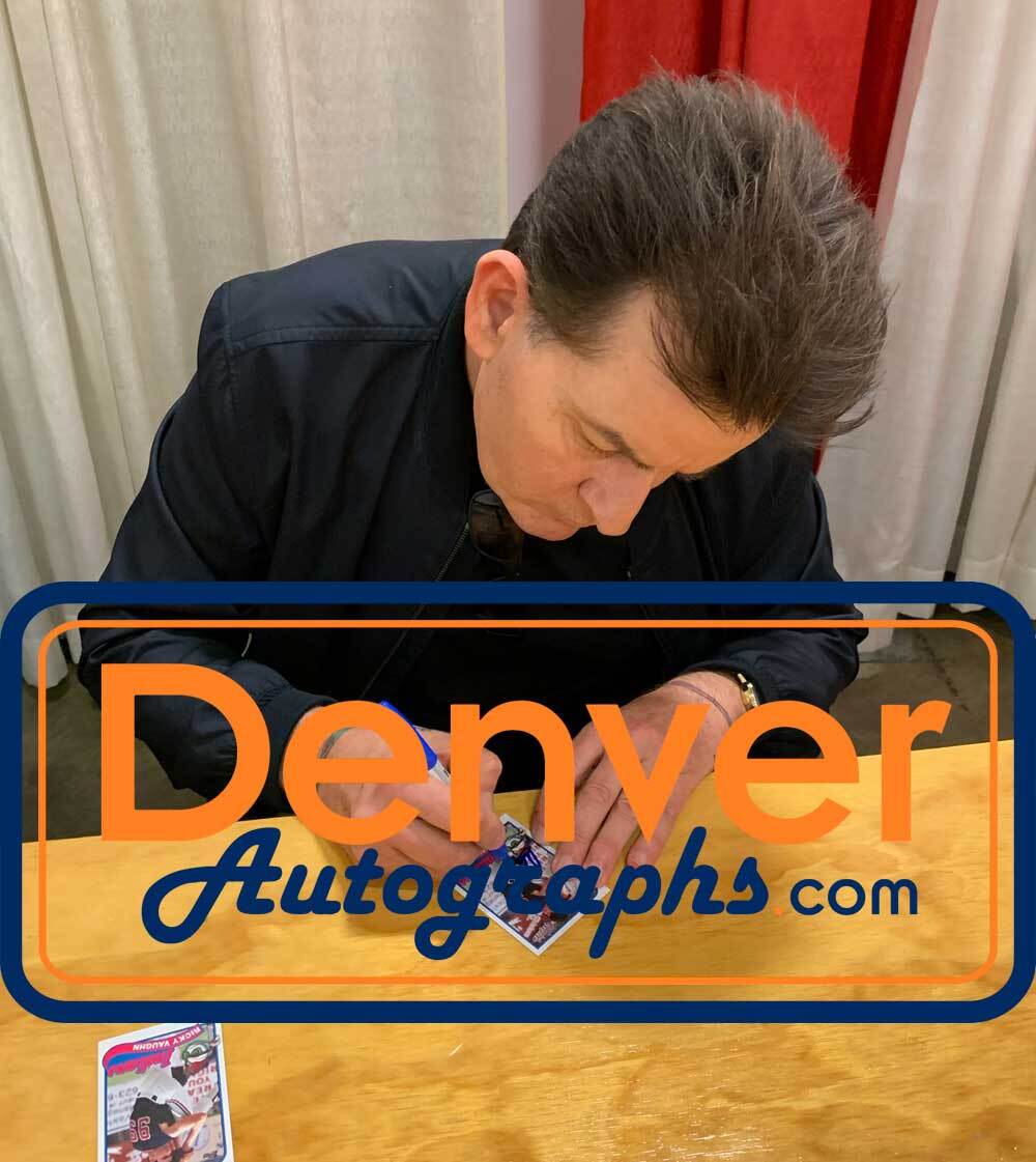 Charlie Sheen Signed Major League 2014 Topps Archives Vaughn BAS Slab 26032