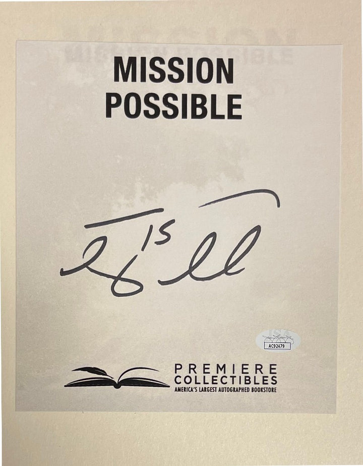 Tim Tebow signed 2022 Mission Possible Hardcover Bookplated Edition- JSA -Gators