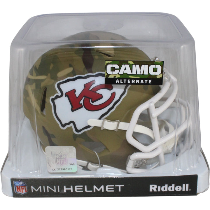 Kansas City Chiefs Riddell New In Box Limited Edition Camo Mini Helmet 26458