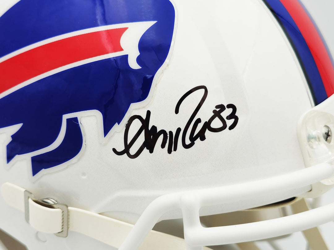 Jim Kelly, Thurman Thomas Andre Reed Auto Bills Greats White FS Authentic Helmet
