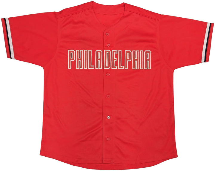 Philadelphia Phillies Trea Turner Autographed Signed Red Jersey JSA
