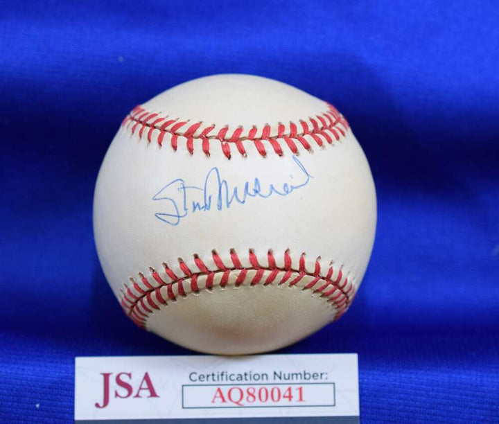 Stan Musial JSA Cert Signed National League ONL Autograph Baseball 4