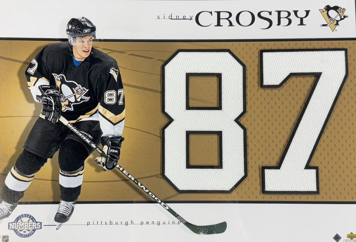 Sidney Crosby UD Jersey Number Collection 21x17 Framed Photo Pittsburgh Penguins