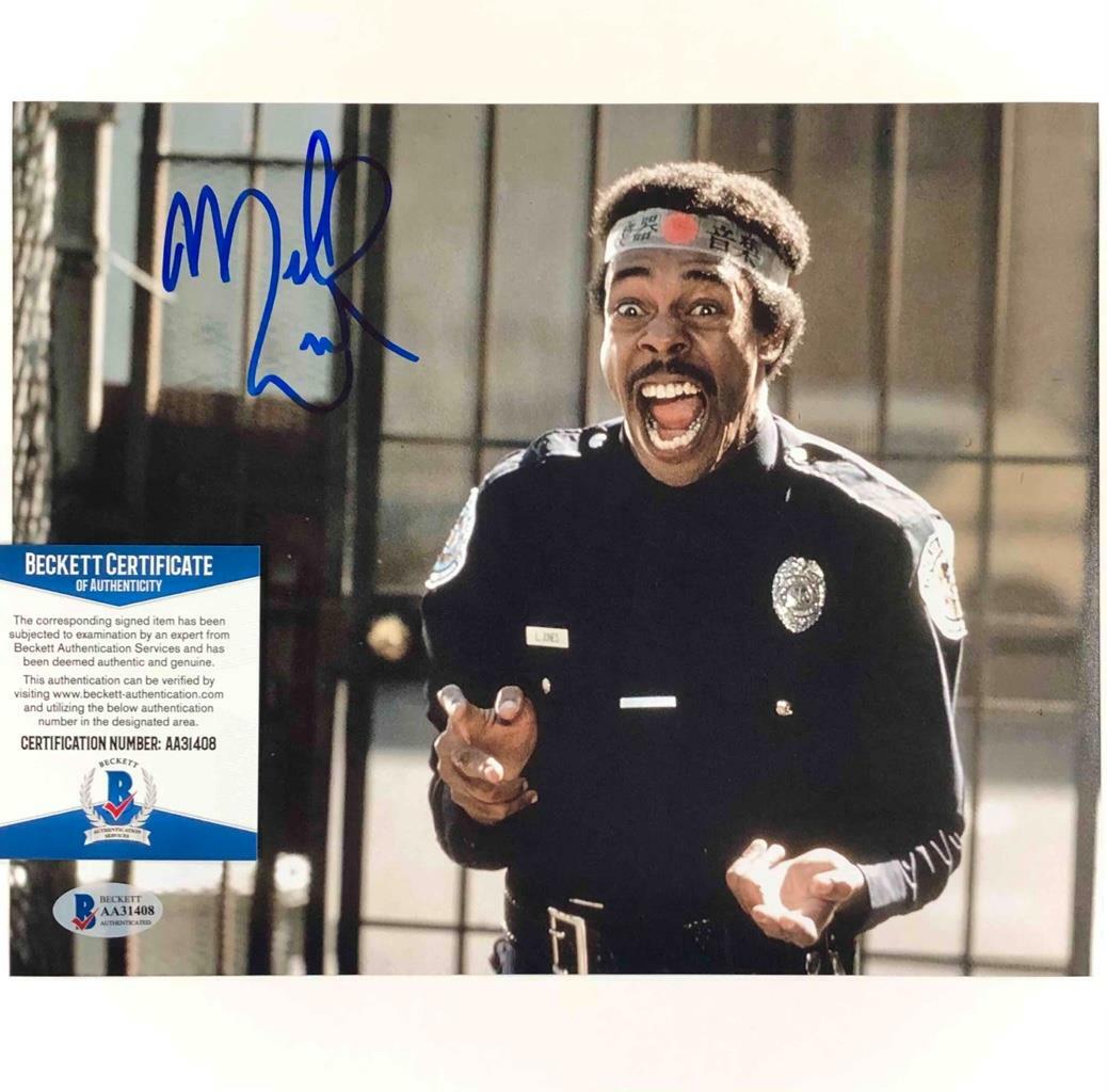 Michael Winslow autograph Police Academy 2 signed 8x10 photo BAS COA Beckett