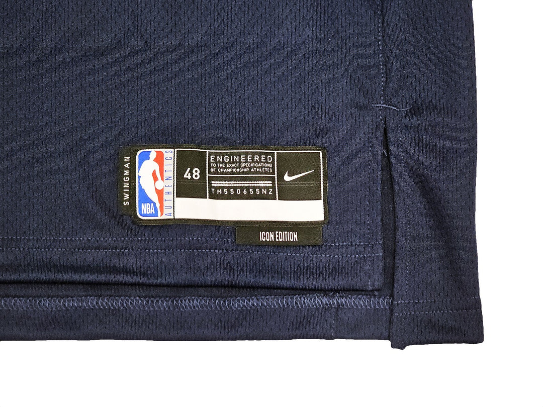 Grizzlies Ja Morant Auto Dark Blue Nike Icon Edition Swingman Jersey Size 48 BAS