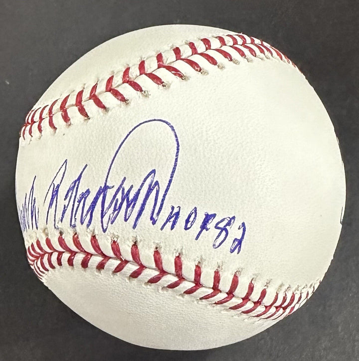 Frank Robinson Signed Official MLB Baseball Orioles Red HOF 82 Autograph Steiner