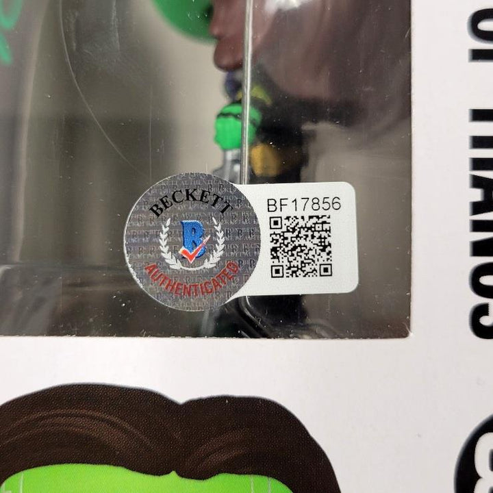 Zoe Saldana signed Gamora Funko Pop Marvel Guardians (A) Beckett BAS Holo