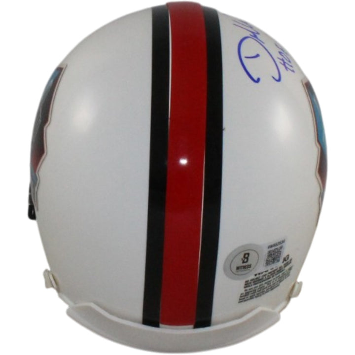 Demarcus Ware Autographed Hall of Fame HOF VSR4 Mini Helmet Beckett WIT 56381
