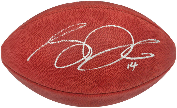 Sam Darnold Signed Seahawks Super Bowl LX Leather Football BAS Witness