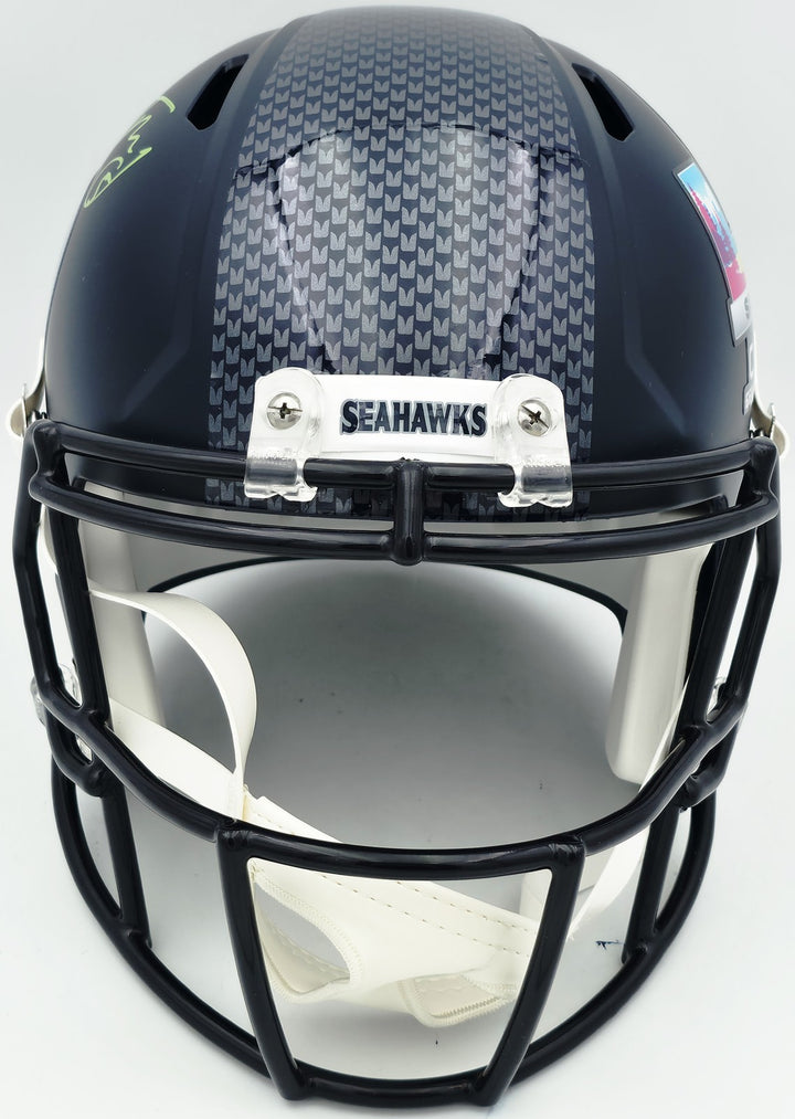 Jason Myers Signed Seahawks Full Size Helmet 5-5 FG SB LX Champs MCS