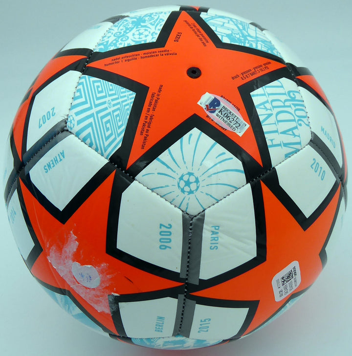 Mason Mount Autographed Signed Adidas Soccer Ball Chelsea F.C. Beckett
