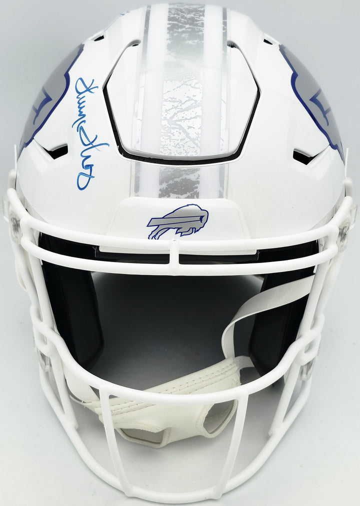 Jim Kelly, Thomas & Reed Auto Bills White FS Authentic Hyper Speed Flex Helmet