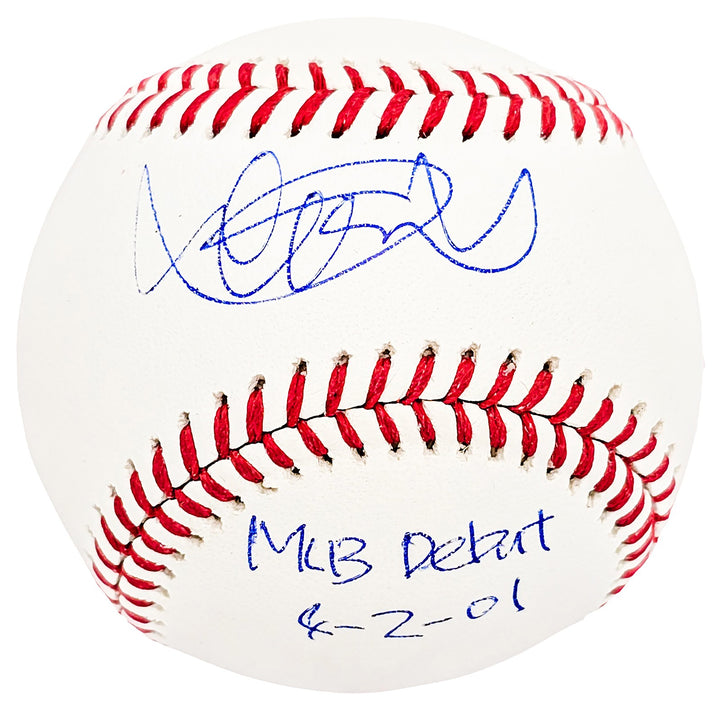 Ichiro Suzuki Signed MLB Baseball Seattle Mariners "MLB Debut 4-2-01" IS Holo