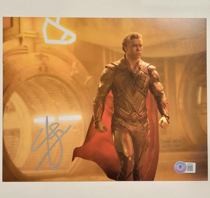 Will Poulter signed Marvel Adam Warlock 8x10 photo autograph ~ Beckett BAS
