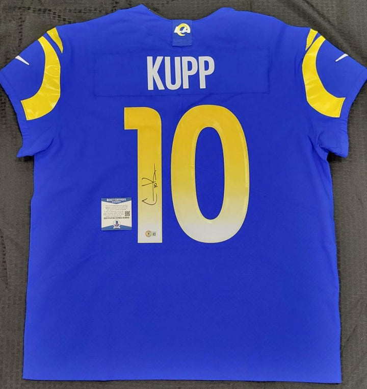 Cooper Kupp signed Los Angeles Rams Nike Vapor On-Field Jersey ~ BAS Beckett COA