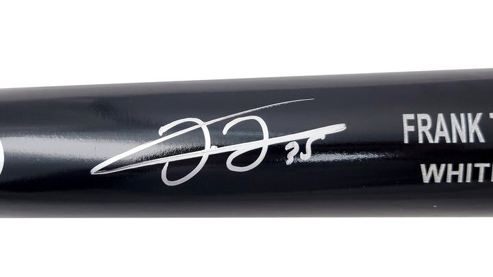 Frank Thomas Signed Black Rawlings Game Model Bat Chicago White Sox Beckett Wit