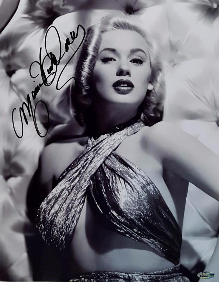 Mamie Van Doren Signed 11x14 Photo Playboy Playmate OC Dugout Hologram H Auto