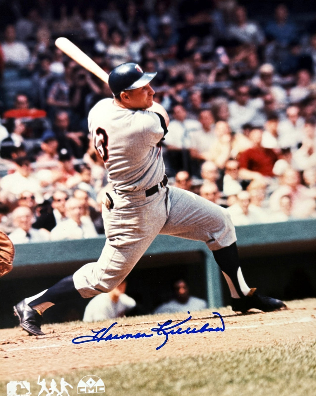 Harmon Killebrew signed Minnesota Twins MLB 8x10 Photo - COA/Show Ticket (HOF)