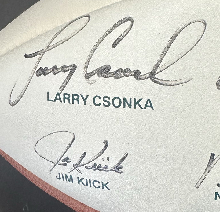 Dolphins Legends Signed Wilson NFL Collectible Football 6 Auto Csonka Shula COA