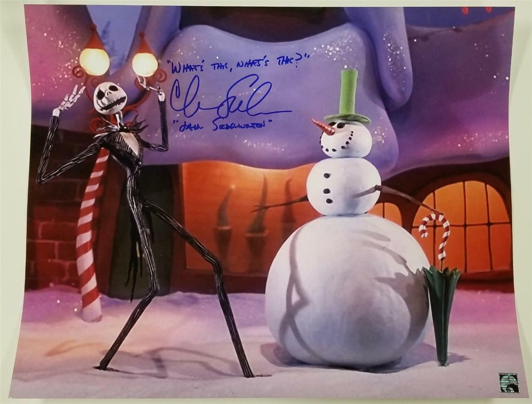 Chris Sarandon signed 16x20 Photo #4 Jack Skellington Voice ~ OC Nightmare Holo