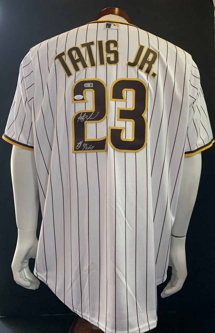 Fernando Tatis Jr. Signed Nike Padres Jersey El Nino Rookie Auto Mint JSA COA