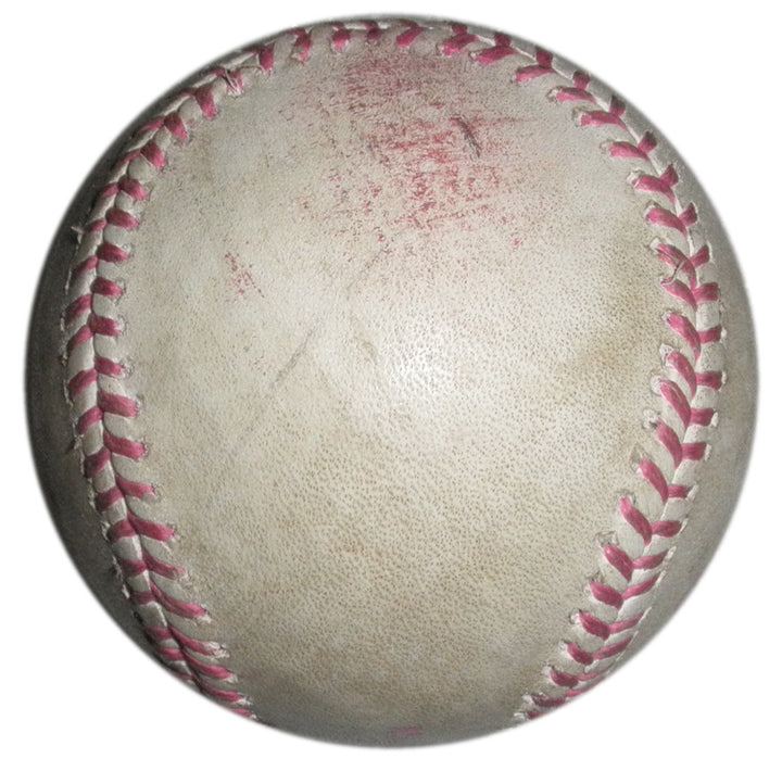 MATT HARVEY SIGNED GAME USED MOTHER'S DAY PINK BALL NY METS PITCH STARLING MARTE