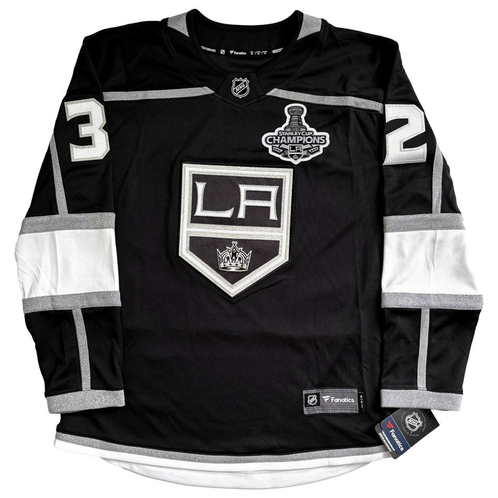 Jonathan Quick Autographed LA Kings 2012 Stanley Cup Jersey Conn Smythe IGM COA