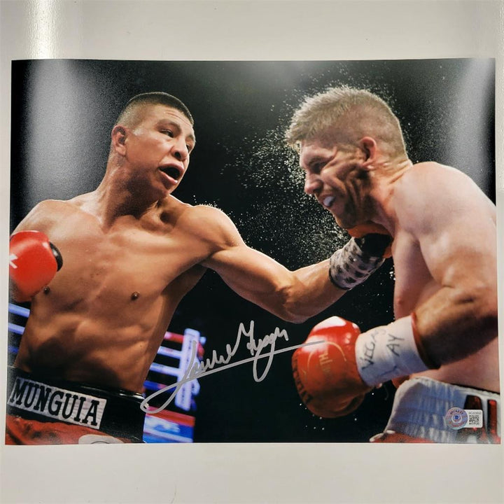 Jaime Munguia signed 11x14 photo boxing autograph ~ Beckett BAS Holo