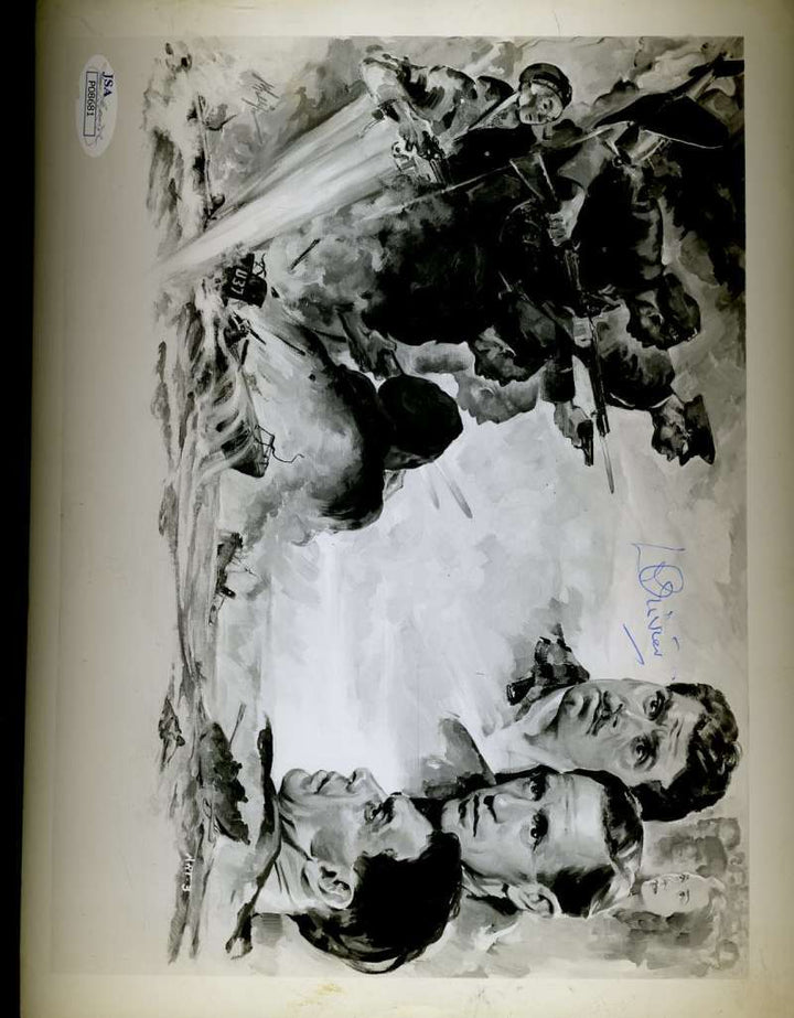 Laurence Olivier Jsa Signed 8x10 Photo Authenticated Autograph