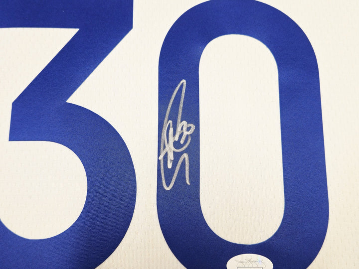 Warriors Stephen Curry Auto White Nike Swingman Association Edt Jersey Sz 48 JSA