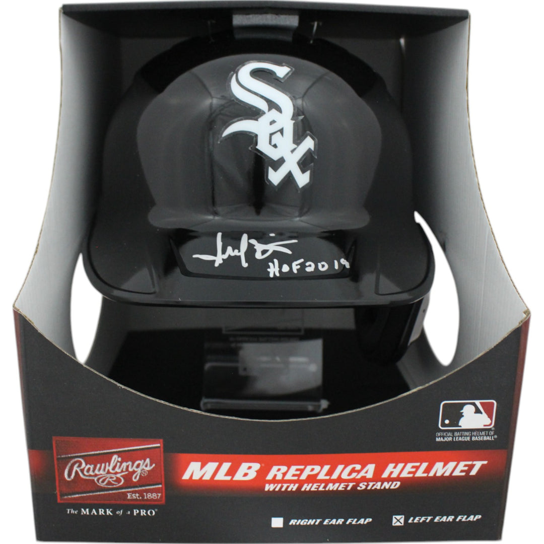 Harold Baines Autographed Chicago White Sox F/S Replica Helmet HOF Beckett 49183