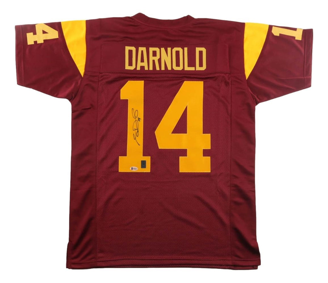 Sam Darnold USC Signed Burgundy College Football Jersey BAS