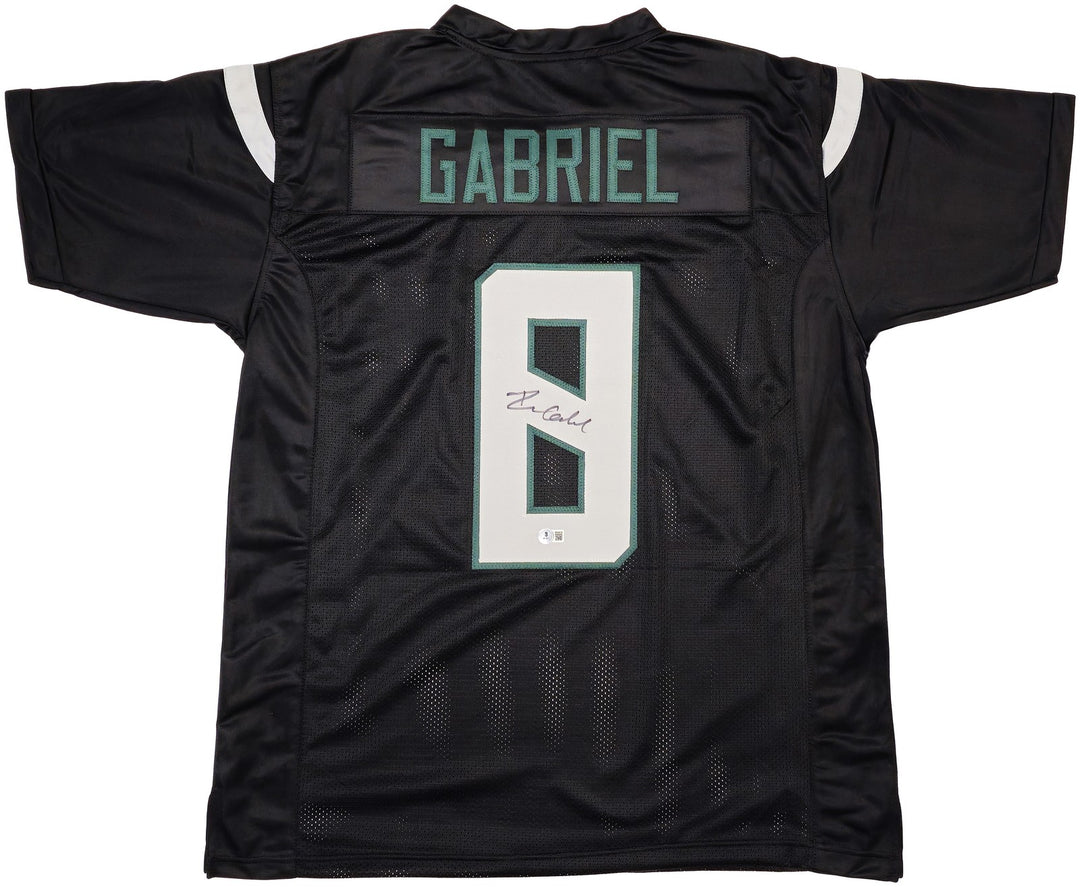 Oregon Ducks Dillon Gabriel Signed Black Jersey Beckett Witness