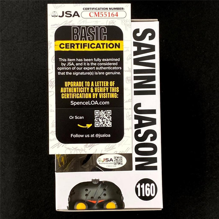 Tom Savini signed Jason Friday the 13th Funko Pop! #1160 autograph JSA