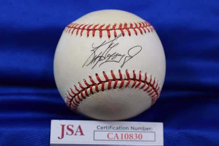 Ken Griffey Jr JSA Coa Autograph American League Signed Baseball