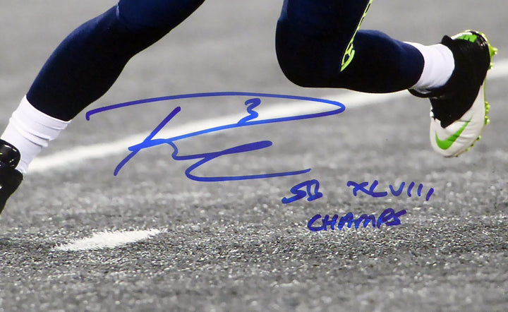 Russell Wilson Signed 16x20 Photo Seattle Seahawks SB "SB XLVIII Champs" RW Holo