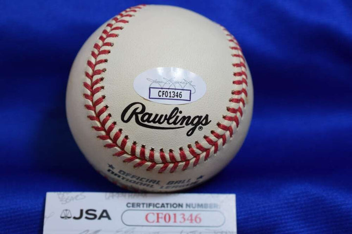 Don Zimmer JSA COA Autograph ONL National League Signed Baseball