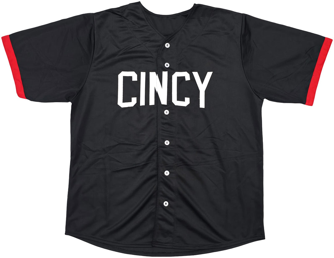 Cincinnati Reds Rhett Lowder Signed Black Jersey Beckett Witness
