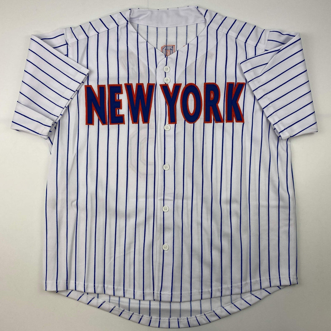Facsimile Autographed Tim Tebow New York Pinstripe Reprint Jersey Size Men's XL
