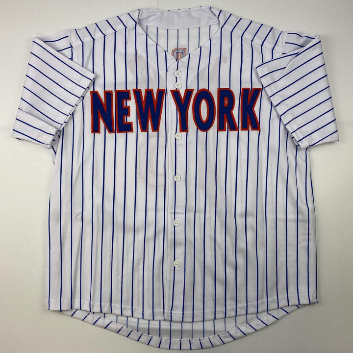Facsimile Autographed Tim Tebow New York Pinstripe Reprint Jersey Size Men's XL