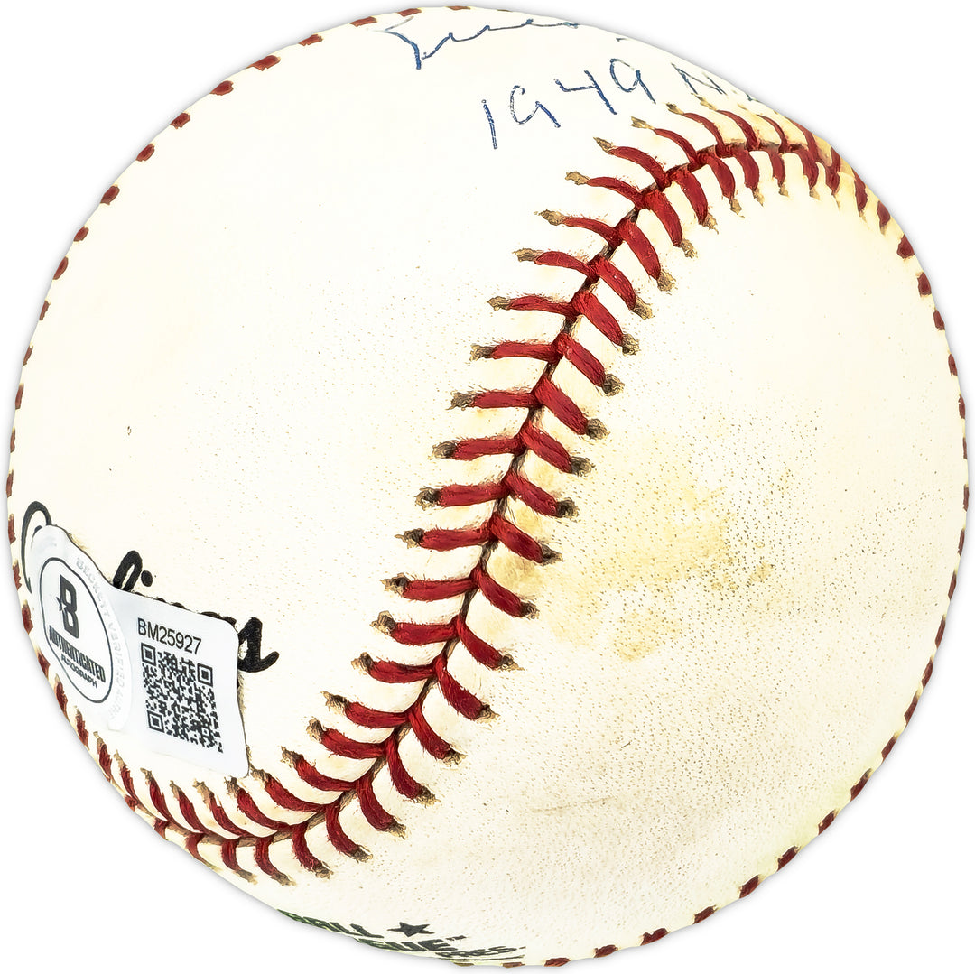 Luis Olmo Signed NL Baseball Brooklyn Dodgers "1949 NL Champs" Beckett #BM25927