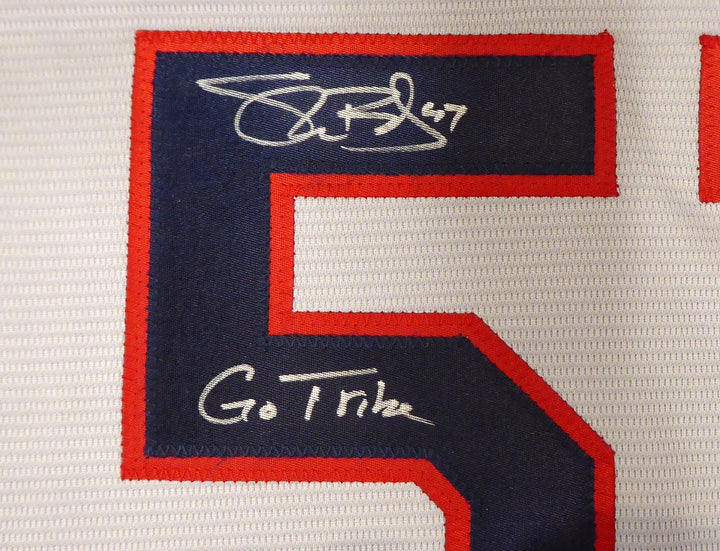 Cleveland Indians Shane Bieber Signed Gray Nike Jersey Size XL Beckett