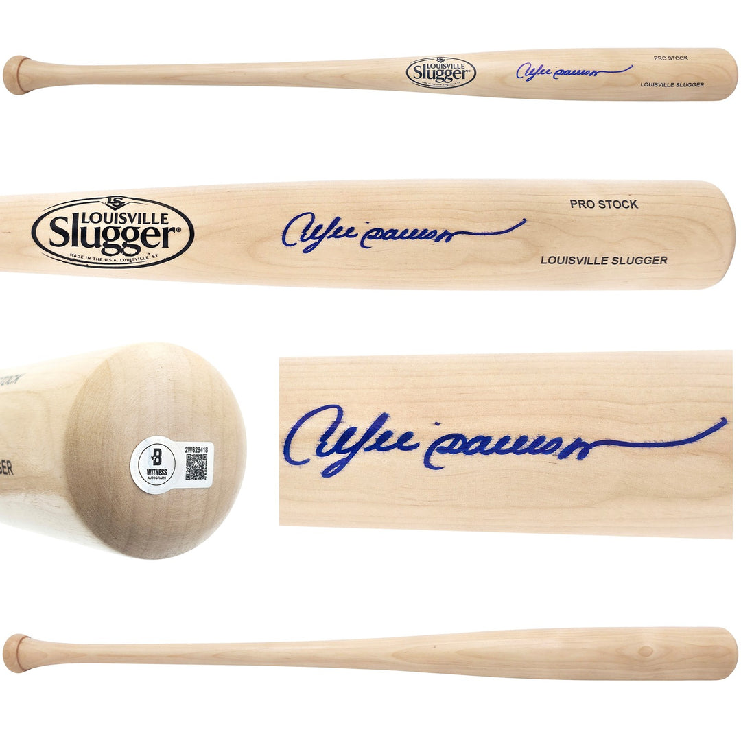 Andre Dawson Auto Blonde L Slugger Pro Stock Baseball Bat Montreal Expos Beckett