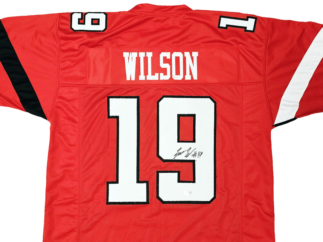 Texas Tech Red Raiders Tyree Wilson Autographed Signed Red Jersey Beckett Wit