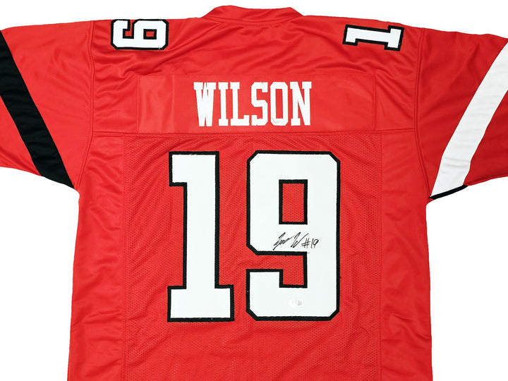 Texas Tech Red Raiders Tyree Wilson Autographed Signed Red Jersey Beckett Wit