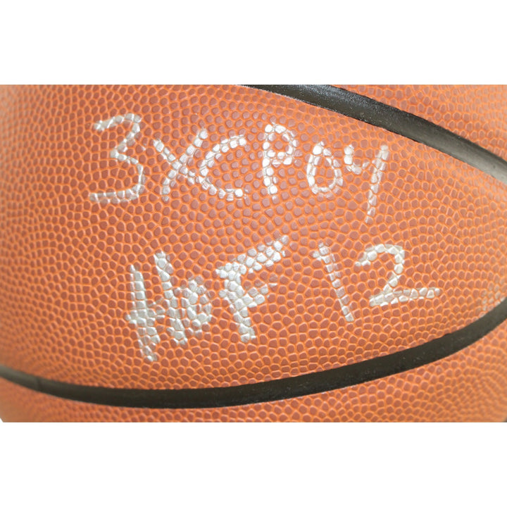 Ralph Sampson Autographed Houston Rockets Wilson Basketball Beckett 59178