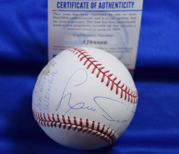 Luis Tiant Weiner PSA DNA Coa Autograph Major League OML Signed Baseball
